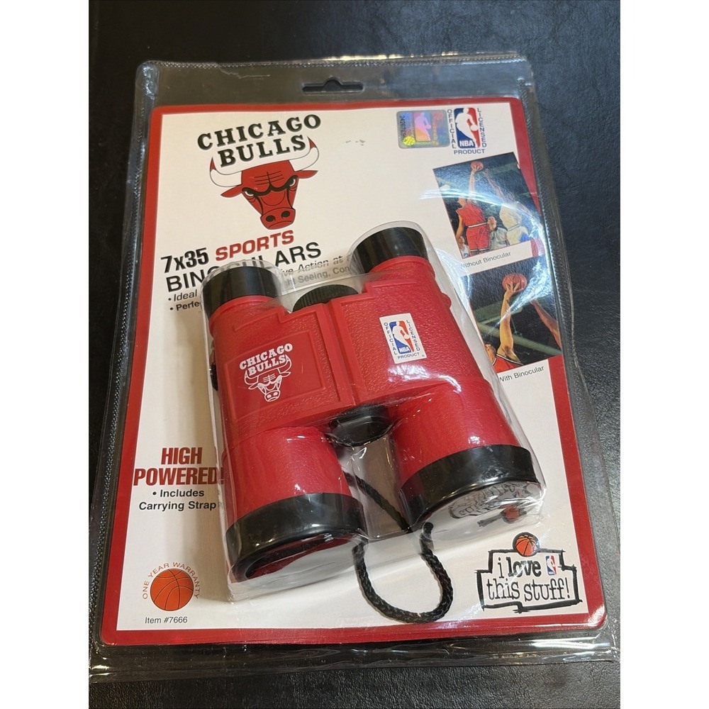 Vintage NBA 1990's Chicago Bulls Binoculars Sakar International NOS JORDAN
